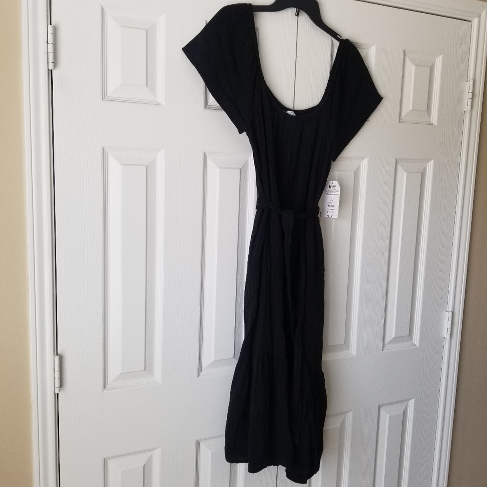 Comfy And Casual Black Dress
